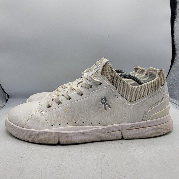 On Cloud The Roger Advantage Mens 12 White Tennis Sneaker Shoes Casual Comfort - Picture 5 of 12